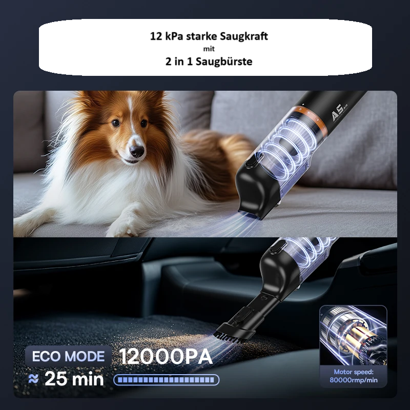 Kabelloser Autostaubsauger mit starker Saugkraft und HEPA-Filter Baseus A5 Air