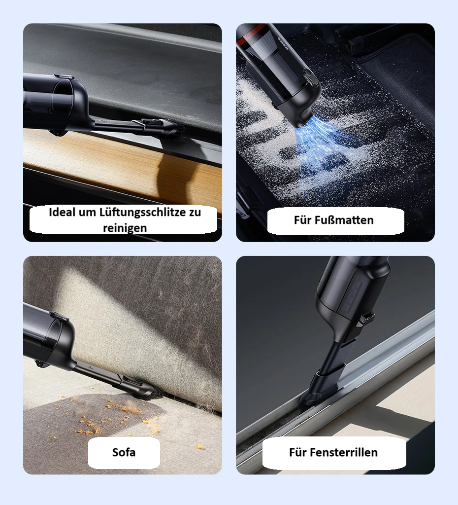 Kabelloser Autostaubsauger mit starker Saugkraft und HEPA-Filter Baseus A5 Air